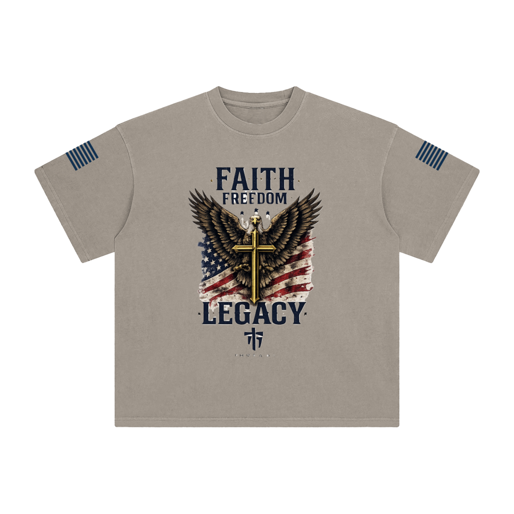 Enzyme Washed Freedom T-Shirt