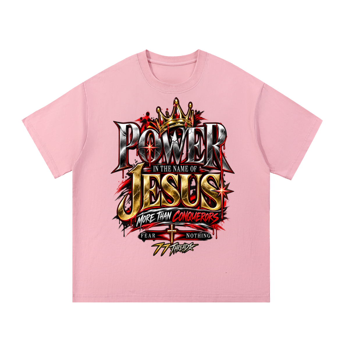 Essential Cotton Jesus Power T-Shirt