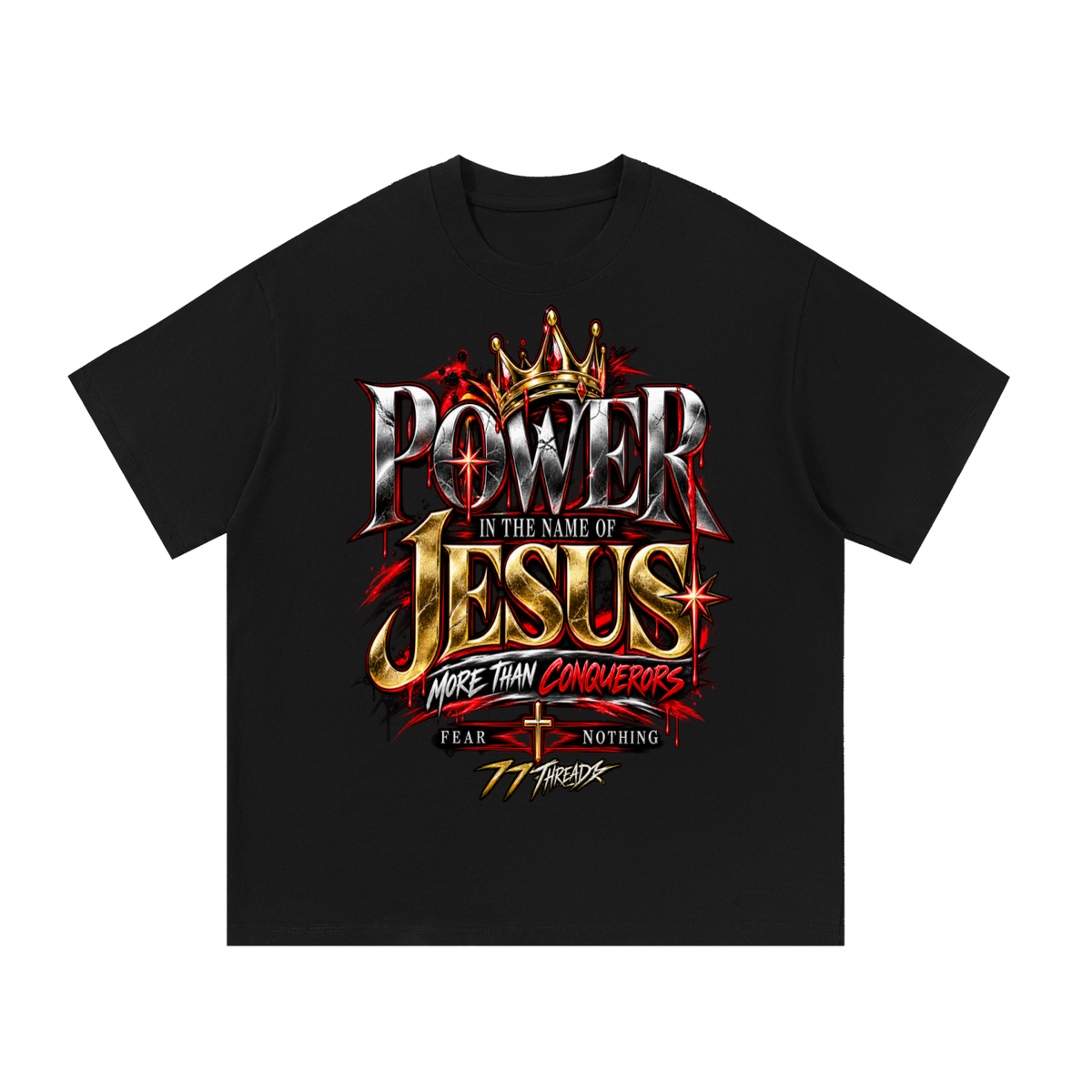 Essential Cotton Jesus Power T-Shirt