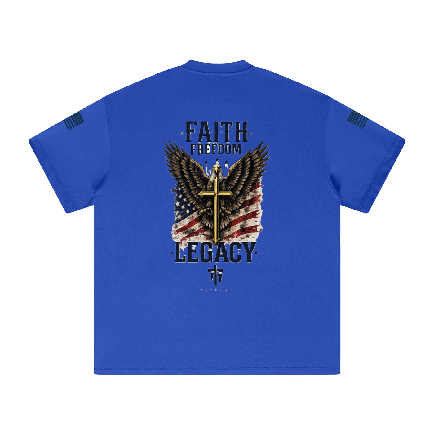 Faith Freedom Heavyweight Earth Tone T-Shirt