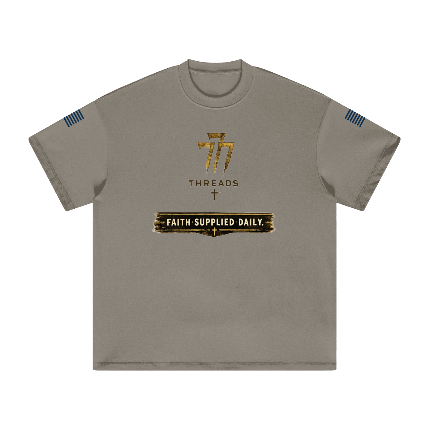 Футболка Earth Tone Faith Freedom Heavyweight