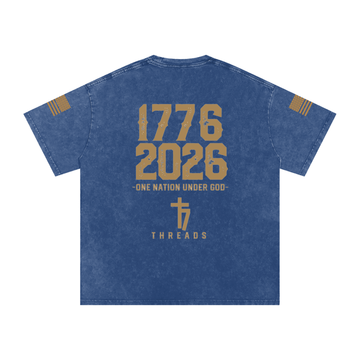 Snow Washed 77 threads Faith Oversized Cotton T-Shirt
