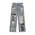 Vintage Faith Wash Distressed Denim Jeans