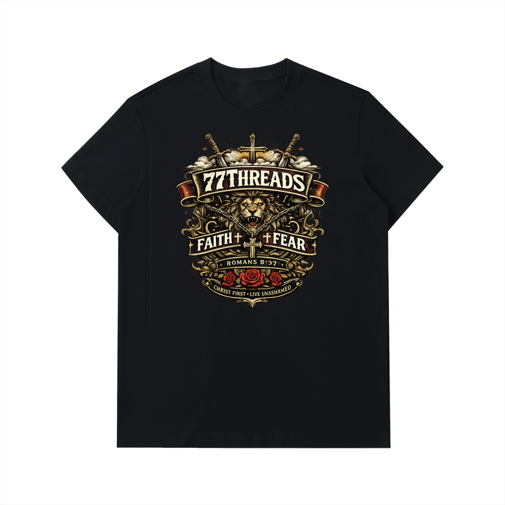 Essential Faith Over Fear Heavyweight Cotton T-Shirt
