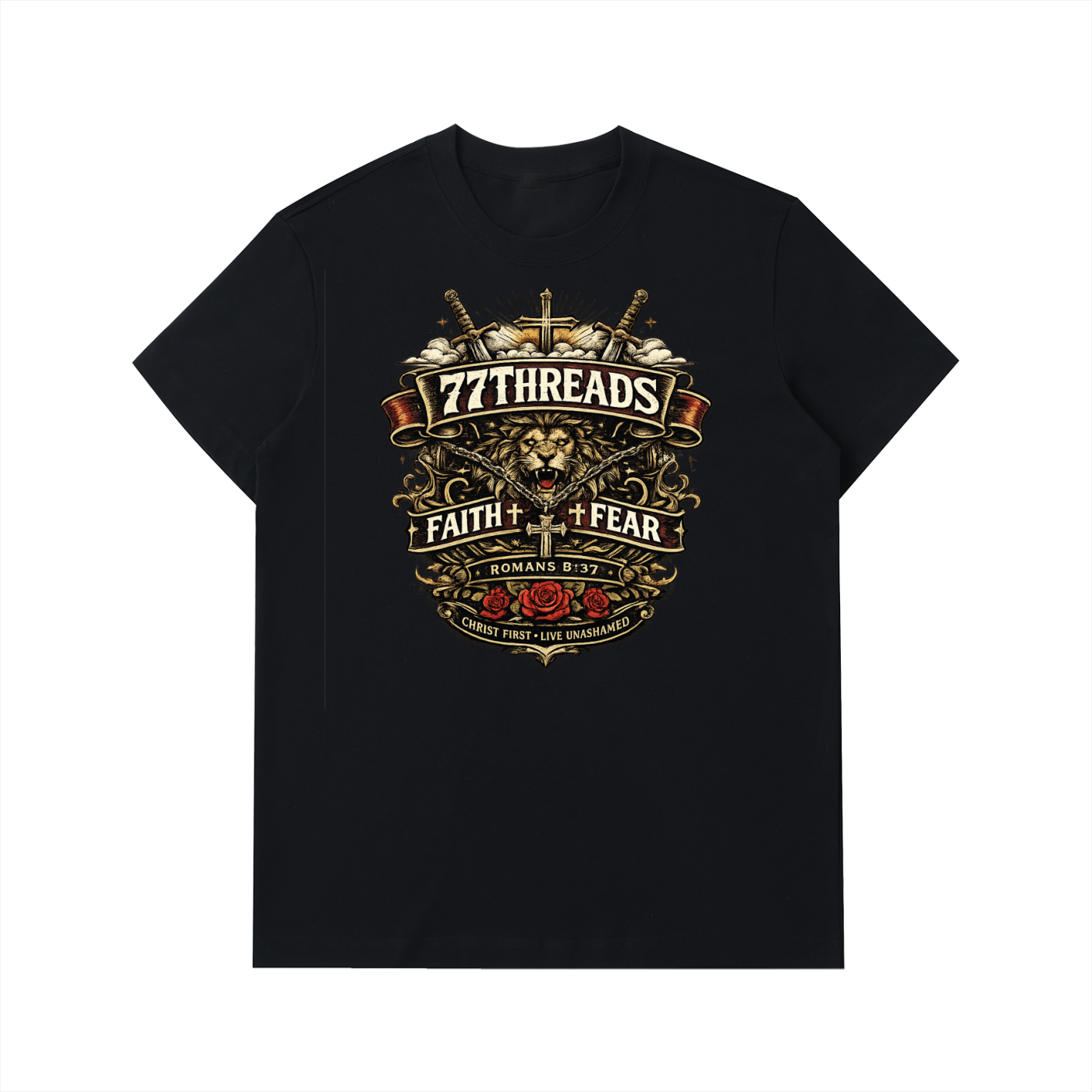 Essential Faith Over Fear Heavyweight Cotton T-Shirt