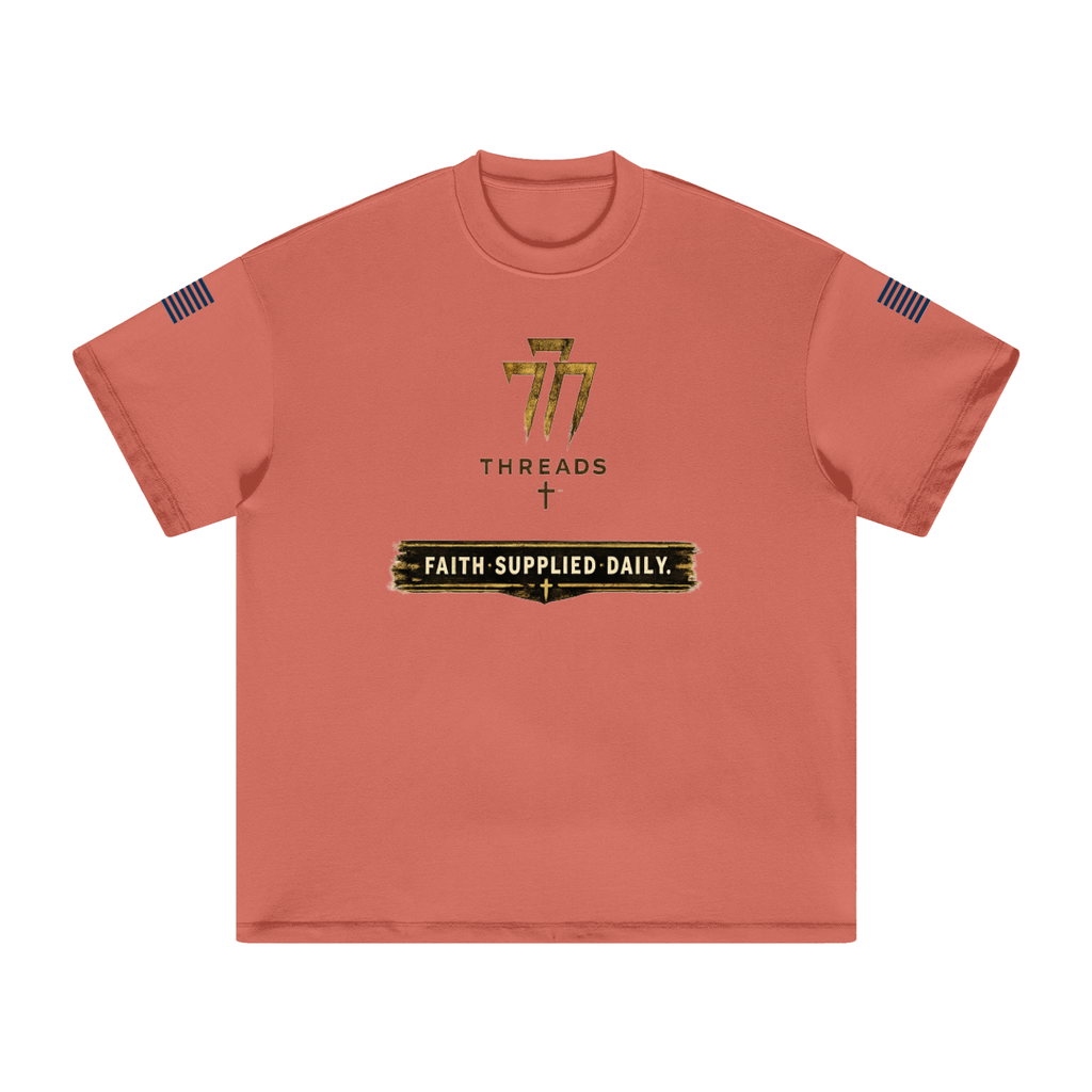 Faith Freedom Heavyweight Earth Tone T-Shirt