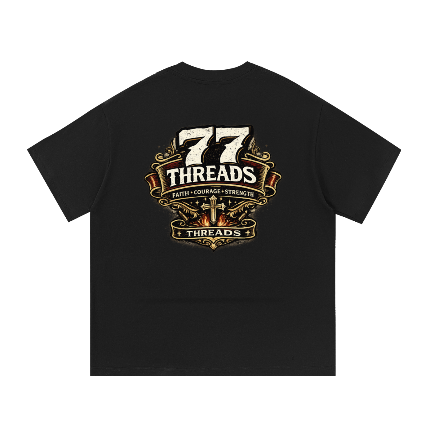 77 threads Essential Cotton T-Shirt