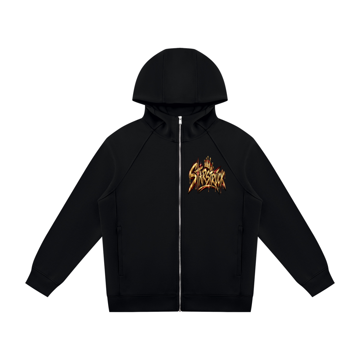 Unisex Raglan Full Zip Hoodie