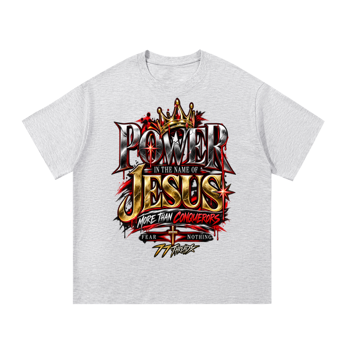 Essential Cotton Jesus Power T-Shirt
