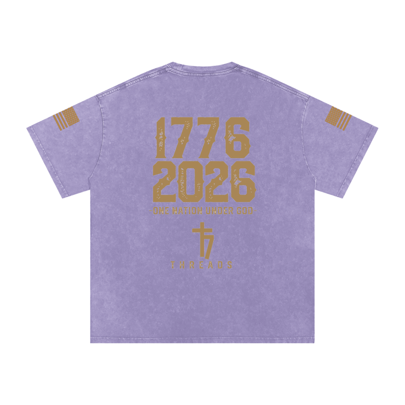 Snow Washed 77 threads Faith Oversized Cotton T-Shirt