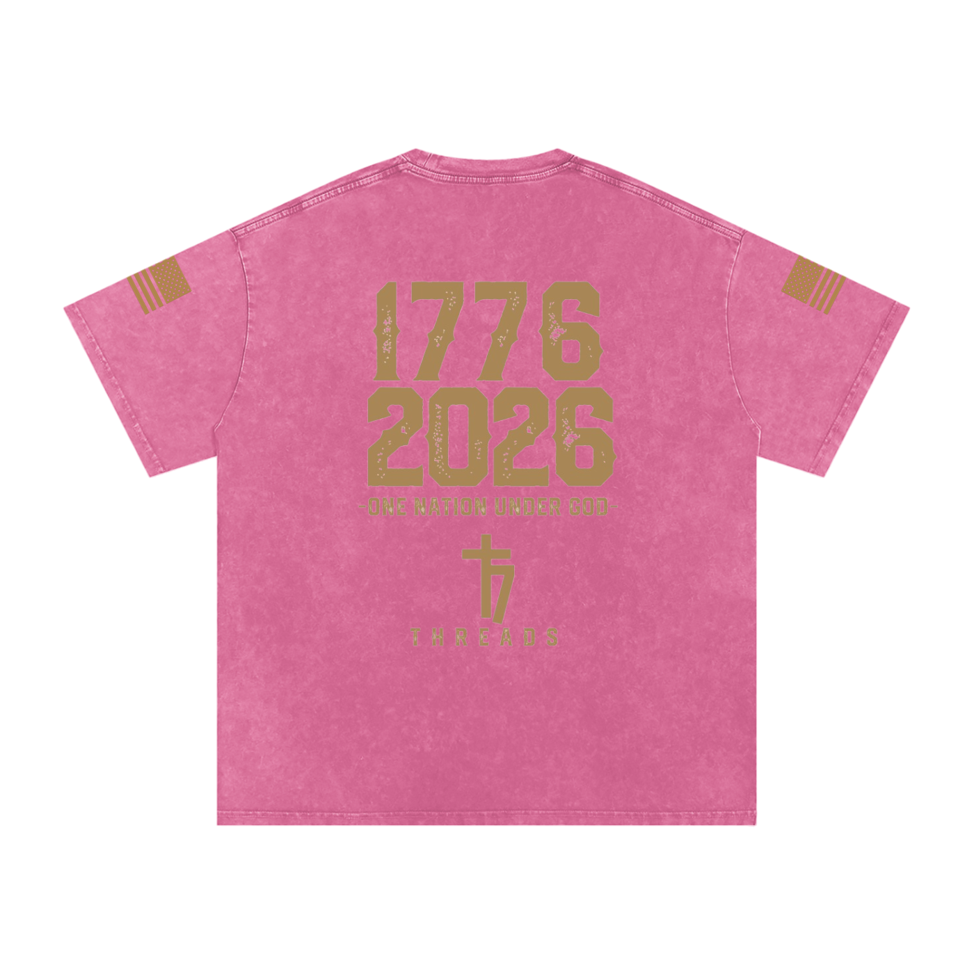 Snow Washed 77 threads Faith Oversized Cotton T-Shirt
