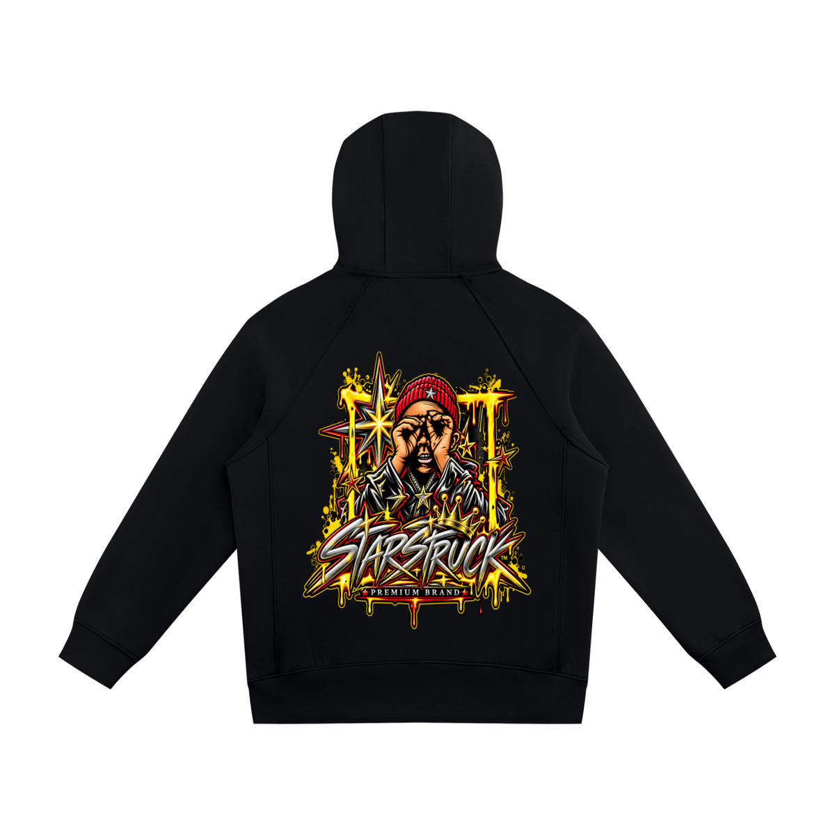Unisex Raglan Full Zip Hoodie
