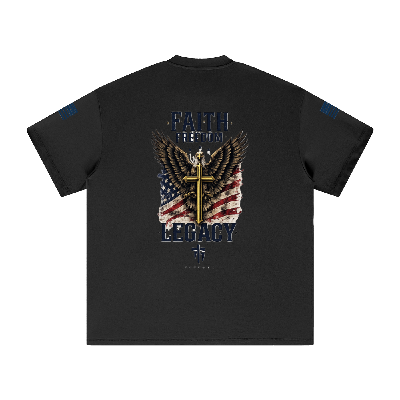 Faith Freedom Heavyweight Earth Tone T-Shirt
